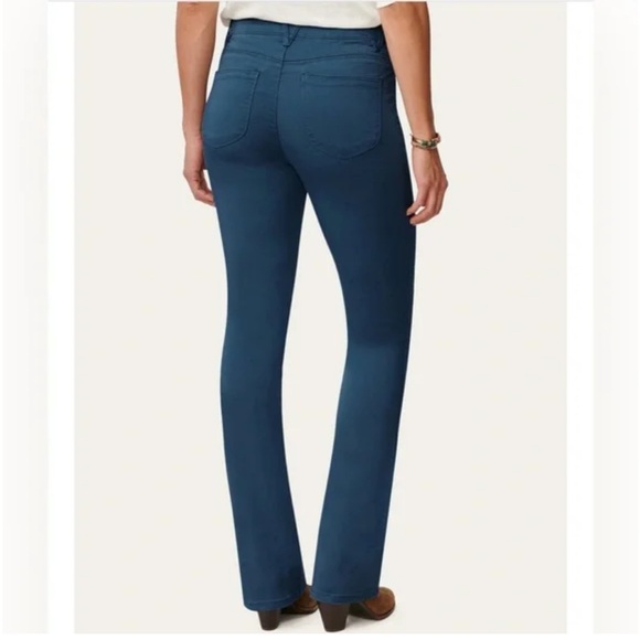 NWT Democracy Ab Solution Teal Itty Bitty Boot Jeans Size 16 - Picture 3 of 6